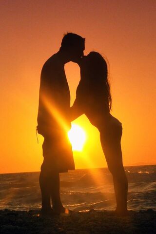 Love's Embrace at Dusk ..