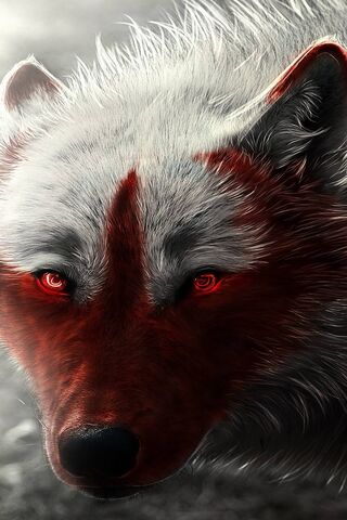 czerwony wilk