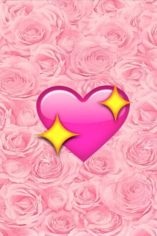 Розовое сердце эмодзи