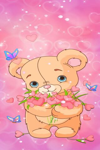 Teddy's Heartfelt Bloom..