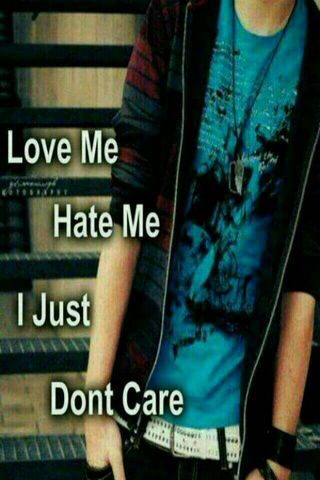 I Don't Care Wallpaper - Download to your mobile from PHONEKY