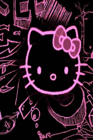 Graffiti Hello Kitty Wallpaper - Download to your mobile from PHONEKY