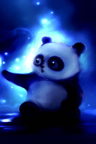 Blue Giant Panda Wallpaper - Download to your mobile from PHONEKY