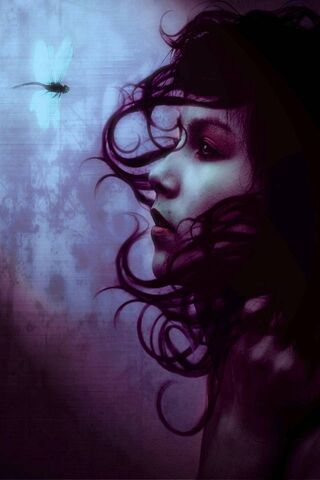 Enchanted Wings: The Glowing Dragonfly ✨🦋