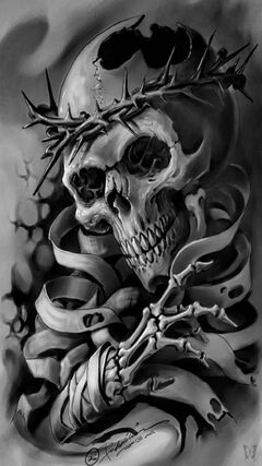 Skull Tattoo Wallpaper - Download to your mobile from PHONEKY
