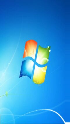 Windows 7ロゴ壁紙 Phonekyから携帯端末にダウンロード