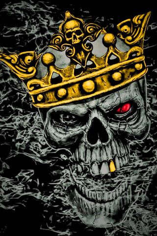 King Skull Wallpaper - Download to your mobile from PHONEKY