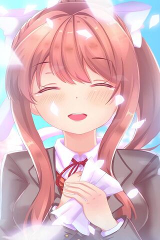monika ddlc wallpaper download to your mobile from phoneky