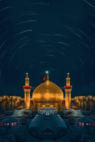 The Golden Dome of Huseen: A Night of Reflection 🌙✨
