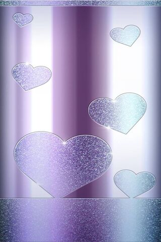 Glistening Love: A Shimmering Heart Display 💖✨