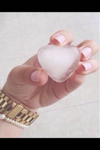 Heart of Ice: A Cool Embrace 💖❄️