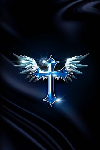 Cross-Angel Wings Wallpaper - Download to your mobile from PHONEKY