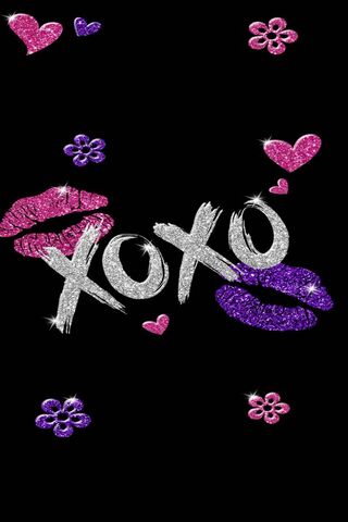 Xoxo Brush Lettering Signs Seamless Pattern Stock Vector Royalty Free  768270715  Shutterstock