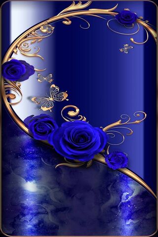 Bunga Emas Biru Wallpaper Download Ke Ponsel Anda Dari Phoneky