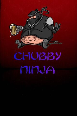 The Playful Chubby Ninja: Master of Snacks 🍕🥋