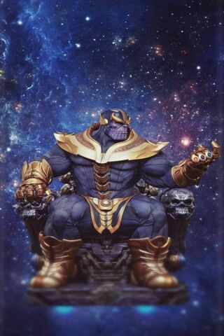 Thanos: The Mad Titan's Cosmic Throne 🌌👑