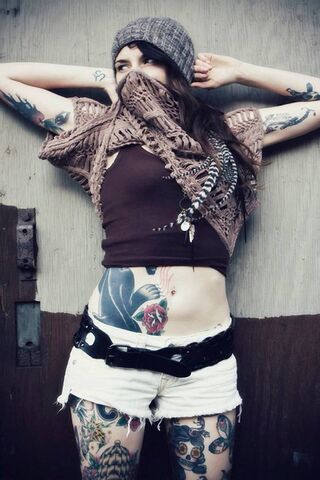 Hot girl tattoo
