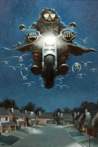 The Midnight Ride of Hagrid 🦉🏍️✨