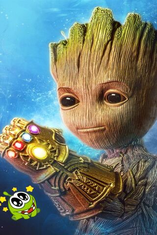 Grootlet's Cosmic Adventure 🌌✨