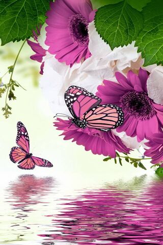 Whimsical Wings: A Dance of Nature 🌸🦋