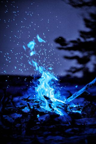 النار الزرقاء