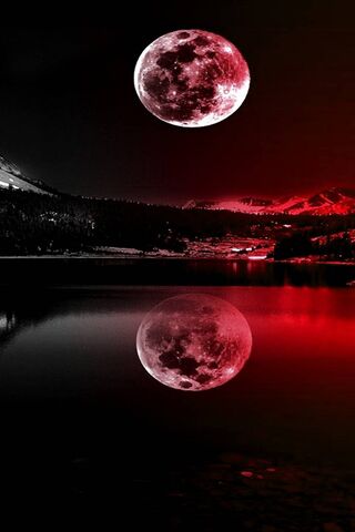 Rotes Mondlicht