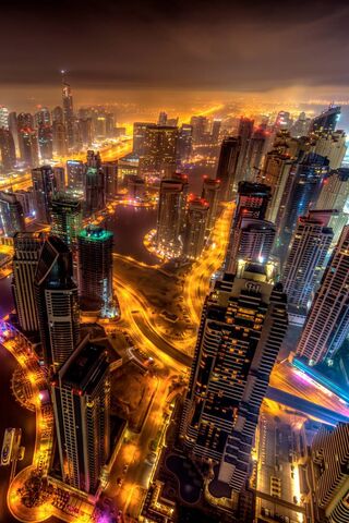 Phoneky أضواء الليل Hd خلفيات