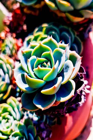 Succulent Serenity: Nature's Green Gem 🌿✨