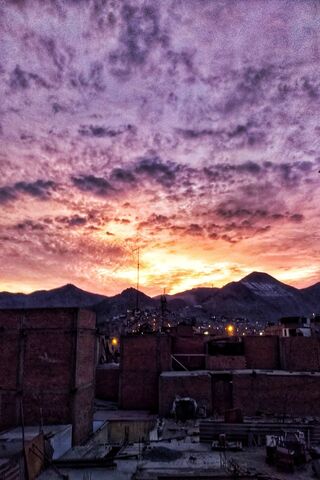 Fiery Dusk Over the Mountains 🌄✨