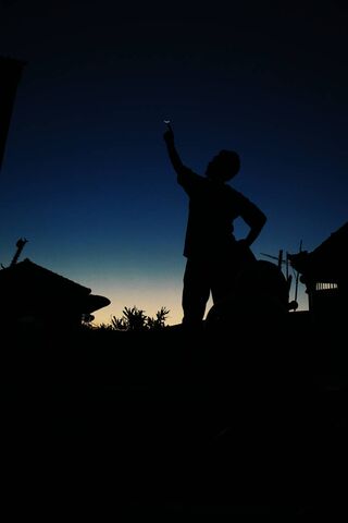 Reaching for the Stars: A Moment in Time