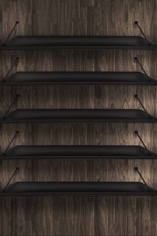 Dark Wood Shelf