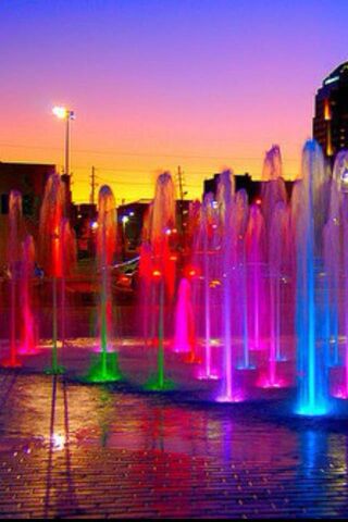 Colourful Fountains