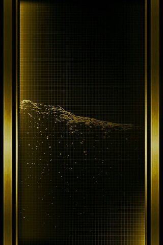 Golden Cascade: A Touch..