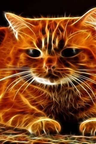 Abstract Cat Wallpaper - Download to your mobile from PHONEKY