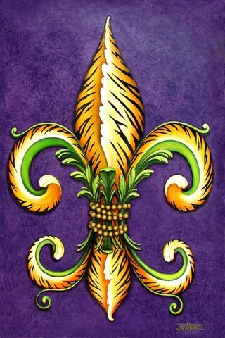 Vibrant Elegance: The Fleur De Lis