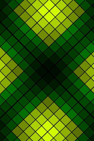 Green Rhombuses