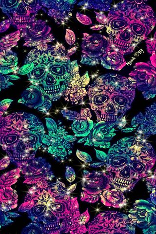 Vibrant Skulls and Blooms 🌸💀