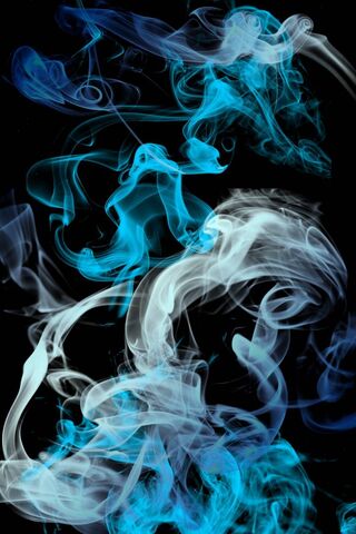 Fumaça cinza azul