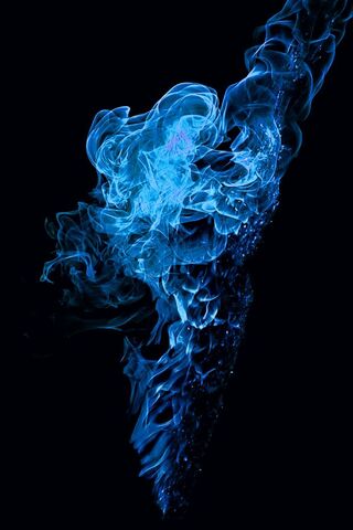 Flame-Blue Black