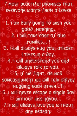 Seven Heartfelt Commitments: A Journey of Love 💖