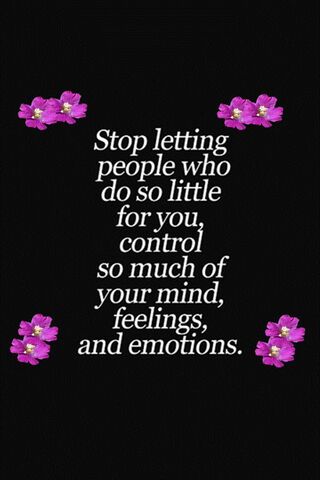 Stop Letting People