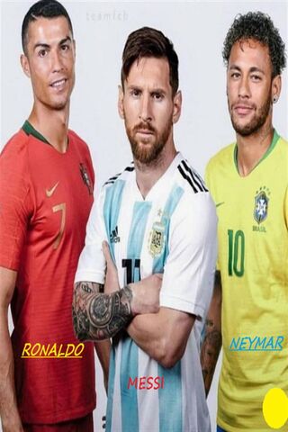 Ronaldo Messi Neymar Wallpaper - Download to your mobile from PHONEKY