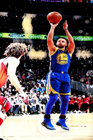 Download Steph Curry In Weird Shooting Pose Wallpaper  Wallpaperscom