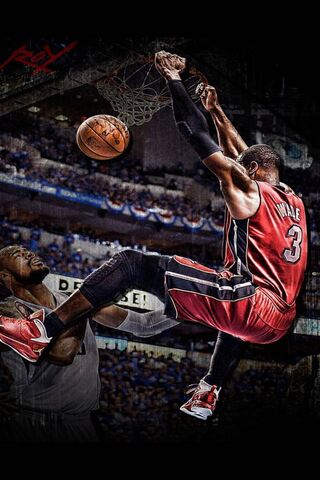 Dunking Legend: Dwyane Wade in Action! 🏀🔥