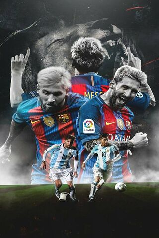 Messi the Lion: Roaring..