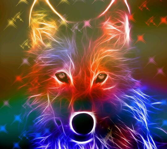 Wolf Glitter Wallpaper - Download to your mobile from PHONEKY