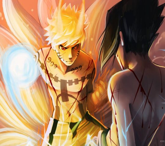 Download Sasuke Vs Naruto Final Battle Wallpaper