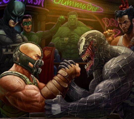 Bane Vs Venom Wallpaper - Download to your mobile from PHONEKY