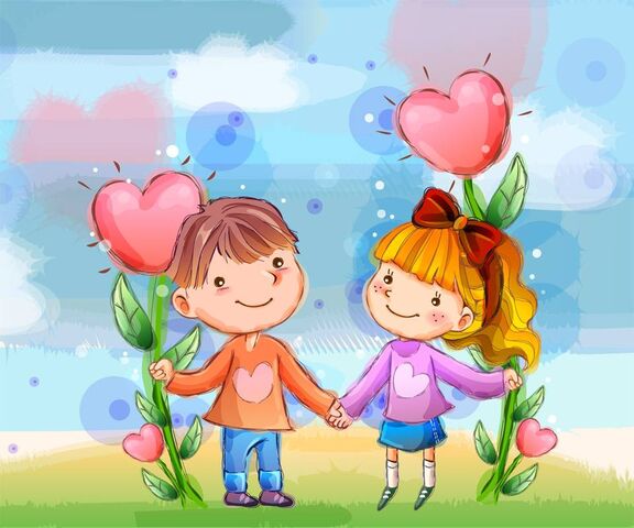 Hd Cartoon Couple Wallpaper - Download to your mobile from PHONEKY