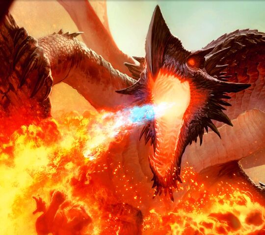 fantasy fire dragons
